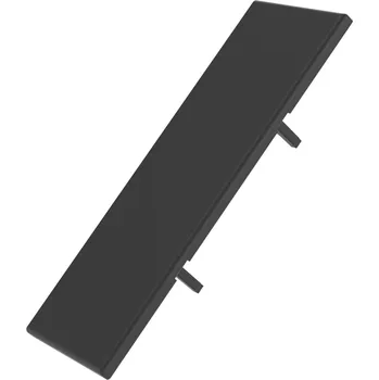 Stavební profil Alusic Krytka úhelníku 38,5x76, černá