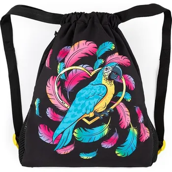 Školní sáček Bagmaster školní pytlík papoušek BETA 23 A