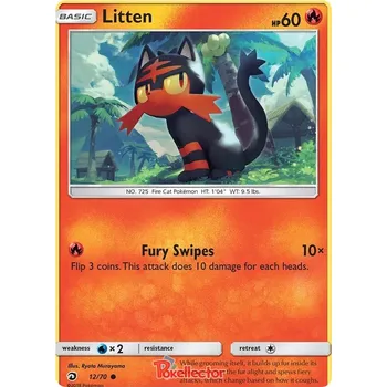 Karetní hra Litten 012/070 - Dragon Majesty Typ karty: Non-Holo