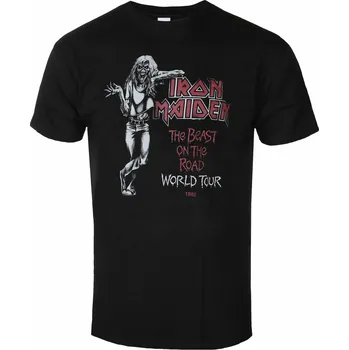 Pánské tričko Tričko metal pánské Iron Maiden - Beast On The Road World Tour '82 - ROCK OFF - IMTEE156MB - S