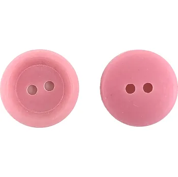 Knoflík GOM21, Knoflík, 15mm, staro-růžový, 1ks