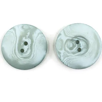 Knoflík GOM71, Knoflík, 25mm, šedo-modrý, žíhaný, 1ks