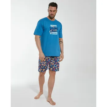 Pánské pyžamo pánské pyžamo CORNETTE 326/141 Sailling marine Barva: originál, Velikost: L