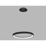 LED2 3273253 LED závěsné stropní svítidlo Bella Slim 1x48W | 3360lm | 3000-4000K - černá + STOLNÍ OTOČNÝ VENTILÁTOR BERGEN - NASTAVITELNÝ, BÍLÝ