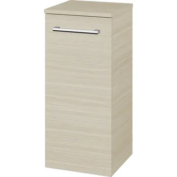 Koupelnový nábytek Dřevojas Nízká skříňka DOS SND 35 - D04 Dub / Úchytka T03 / D04 Dub / Pravé