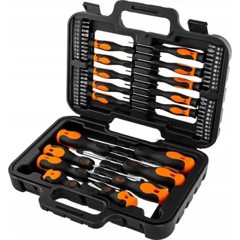 Šroubovák Šroubováky ploché a křížové + bity torx ,velká sada 58 ks Cr-Mo RICHMANN