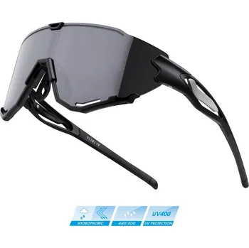 Sluneční brýle brýle FORCE CREED černé, černé zrc. sklo