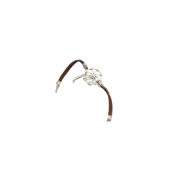 Náramek Náramek - lapač s hnědým páskem