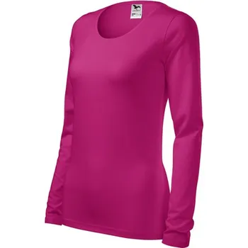 pracovní tričko MALFINI Triko SLIM LADY 180g, různé barvy Velikost M malinové