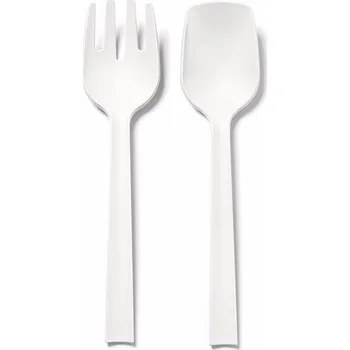 Příbor BlimPlus Příbor Paestum na servírování salátu Arctic White