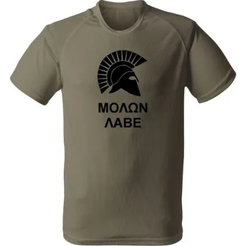 Funkční tričko MOLON LABE Two Line - olivová