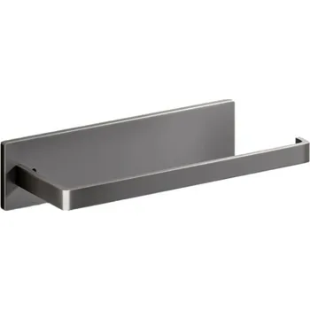 Držák kuchyňských utěrek Samolepící kovový držák na kuchyňské role - Matný, tmavě šedý