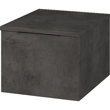 Koupelnový nábytek Dřevojas Nízká skříňka DOS SNZ1 40 - D16 Beton tmavý / Úchytka T07 / D16 Beton tmavý