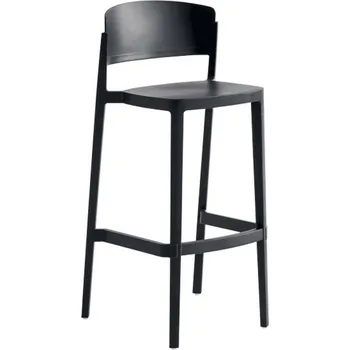 Barová židle GABER Barová plastová židle ABUELA nízká