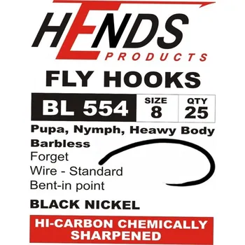 Rybářský háček Muškařské háčky Hends BL 554 vel. 16