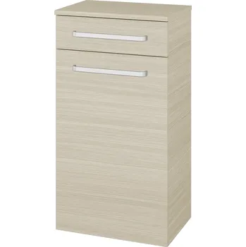Koupelnový nábytek Dřevojas Nízká skříňka DOS SNDZ 50 - D04 Dub / Úchytka T01 / D04 Dub / Levé