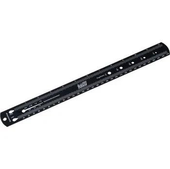 KOVYS pravítko-kalibr na dráty a kuličky ložisek, Fe