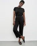 Gerry Weber dámské splývavé kalhoty 822193 44017 1100 Černá 36