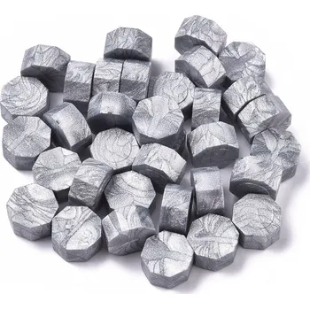 Pečeť Pečetní vosk, granule stříbrné, 40ks/bal.