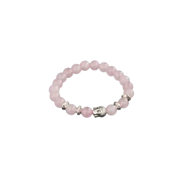 Náramek Růženín s Buddhou - 8mm