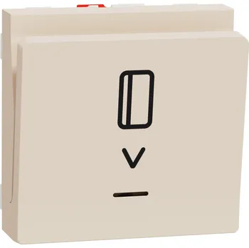 vypínač spínač pro hotelové karty, 2M, Béžový Unica NU328344