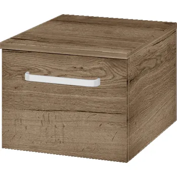 Koupelnový nábytek Dřevojas Nízká skříňka DOS SNZ1 40 - D21 Tobacco / Úchytka T01 / D21 Tobacco