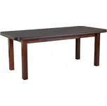 Drewmix Dřevěný jídelní stůl Wenus 8 drewmi odstíny dřeva: wenge, barevné odstíny laminátu, dýhy: kaštan