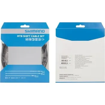 Lanko pro jízdní kolo SHIMANO bowdeny+lanka řadící set SH DEORE MTB, černý