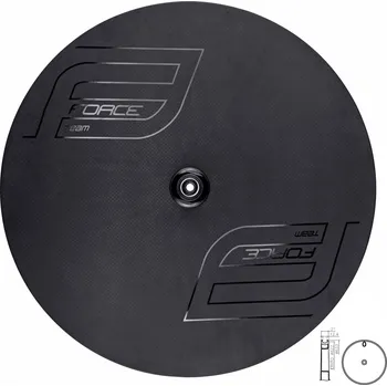 Ráfek na kolo disk FORCE zadní plášťový karb. pro disk.brzdu