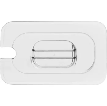 Dóza na potraviny SVING gastronádoba víko GN1/9 polykarbonát s výřezem na naběračku