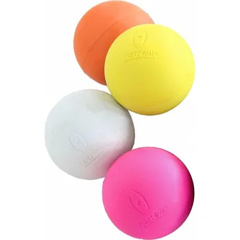 Gymnastický míč Masážní lakrosový míček zelený BEARFOOT