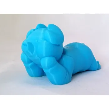 Filament Vzorek FIBER3D PLA filament svítící ve tmě 1,75 mm 10 m pro 3D pero, Barva Modrá