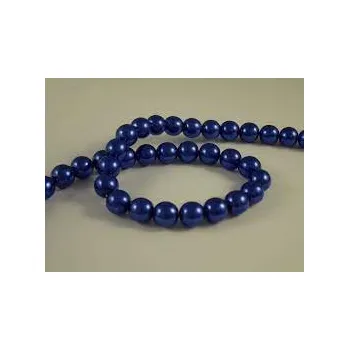 Materiál na výrobu šperku voskové perly 3 mm modré