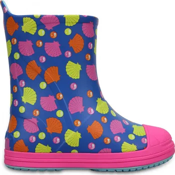 Chlapecké holínky Crocs Bump It Graphic Boot Ocean/Multi Velikost: EU 24-25 (C8)