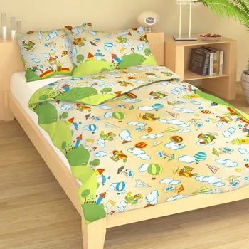 Povlečení Dětské bavlněné povlečení - Letecký den