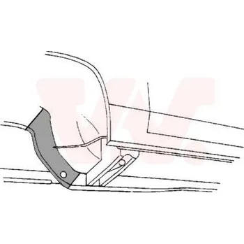 Příslušenství karosérie Podélný nosník VAN WEZEL 3757327