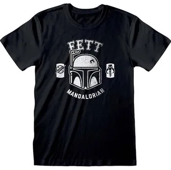 Dámské tričko Heroes Inc. - Tričko Fett Mandalorian pro dospělé - Star Wars - XL