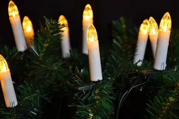 Vánoční osvětlení Nexos Trading D05960 Vánoční svíčky 20 LED teplá bílá