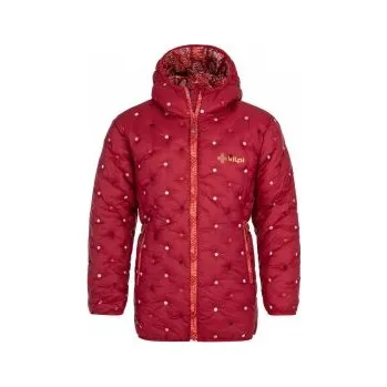 Chlapecká bunda Kilpi DAMIA-JG tmavě červená 86; Červená bunda + DÁREK DLE VÝBĚRU!