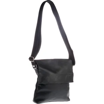 Pánská kožená taška přes rameno Barva kůže: Černá Apache (D62)