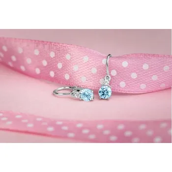 Náušnice Luxur, Dětské náušnice Enna – bílé zlato a zirkony, 1180922-0-0-3