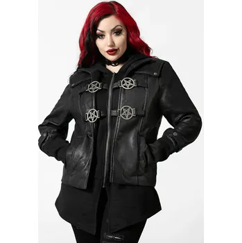 Dámský bomber bunda dámská KILLSTAR - Faustus - Black