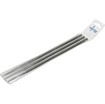 Kulaté pilníky na pilové řetězy Vallorbe 4,5mm 3ks (KP-100040345) (Kulatý pilník pro ruční ostření řetězů motorových pil. Délka 200 mm. Průměr 4,5mm (11/64"). Sada tří kulatých pilníků na řetězy od výrobce Vallorbe.)