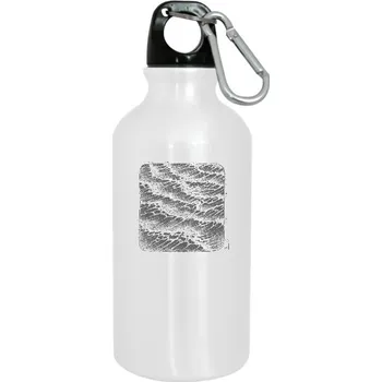 Láhev Sportovní kovová láhev s potiskem Sea Waves&quot; Láhev