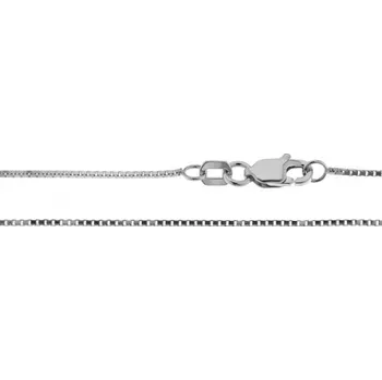 Řetízek Luxur, Přívěskový řetízek Gino II, bílé zlato, délka: 55 cm, 3690140-0-55-0