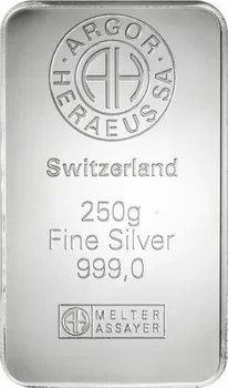 Argor Heraeus Investiční stříbrný slitek 250 g