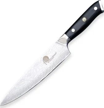 kuchyňský nůž Dellinger Samurai Professional Damascus VG-10 SXLK-HP8 20 cm černý