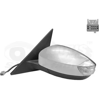 Auto zrcátko Vnější zpětné zrcátko VAN WEZEL 1887807