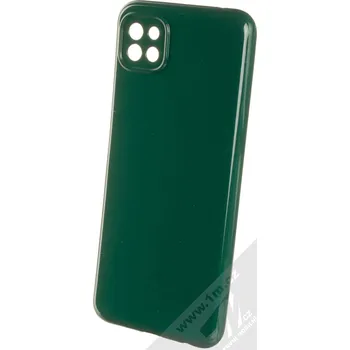 Pouzdro na mobilní telefon 1Mcz Jelly TPU ochranný kryt pro Samsung Galaxy A22 5G tmavě zelená (forest green)