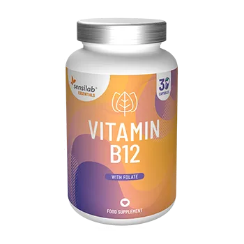 Zdraví Essentials Vitamín B12 vysoká dávka – Vegan, 30 kapslí